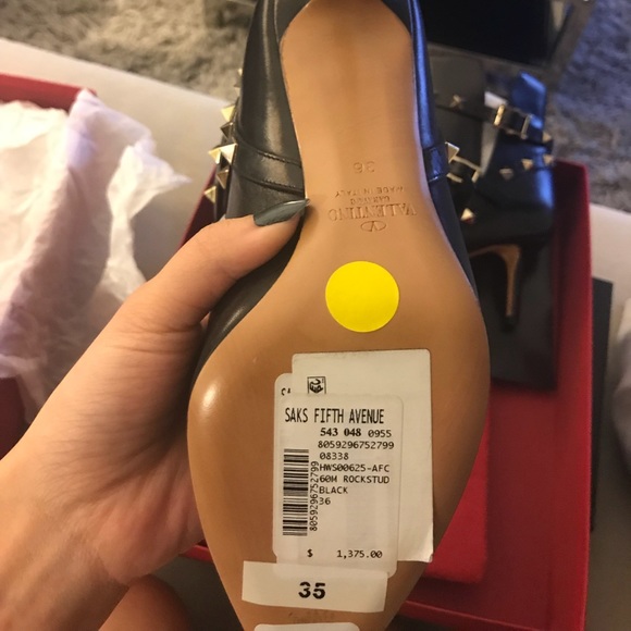 Valentino rockstud Napa leather 65mm ankle boot - Picture 2 of 7